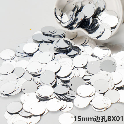 15mm round side hole bright piece hanging piece dance clothing bags and other clothing accessories diy accessories belly dance decorative piece