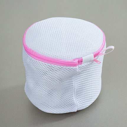 Pink Fine Mesh Sandwich Hemispherical Laundry Bag 9 Sizes Bra Underwear Machine Wash / Sac Linge Rose Filet Fin Sandwich Hémisphère 9 Tailles Soutien-Gorge Machine
