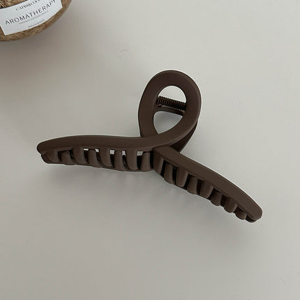 Large Grab Clip Black Simple Hair Clip Large Hair Clip Headwear Head Hair Shark Clip Hair Multi-Hair Accessories