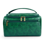 Hook toiletry bag-dark green