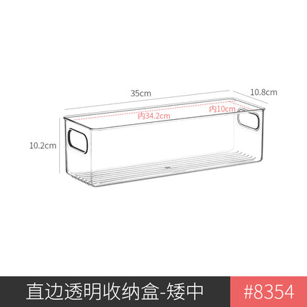 Refrigerator Storage Box Household Thickened Transparent Food Grade Fresh-keeping Box Beverage Multi-style Stackable Vegetable Freezer Box