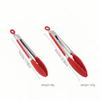 7inch + 9inch years❁Red silicone clip [opp bag]
