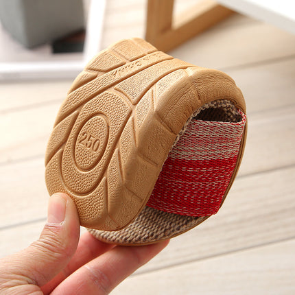 Cixi Simple Linen Slippers Four Seasons Guest Indoor Living Room Home Floor Cotton Linen Slippers Couple Wholesale
