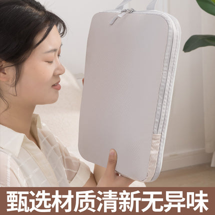 Foreign Trade Cross-Border Hot-Selling Travel Storage and Sorting Compression Bag Set Clothing Storage Trolley Case Neat and Portable