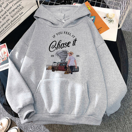 Twisters Movie Hoodie if You Feel It Chase It Women Harajuku