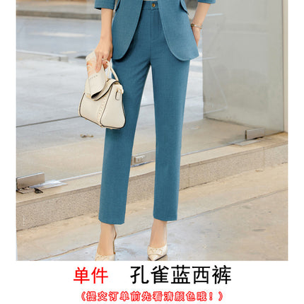High-end business wear suit suit temperament manager interview business formal wear coat goddess fan professional half sleeve suit