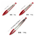 1 / 7 inch 9 inch 12 inch-red silicone food clip-