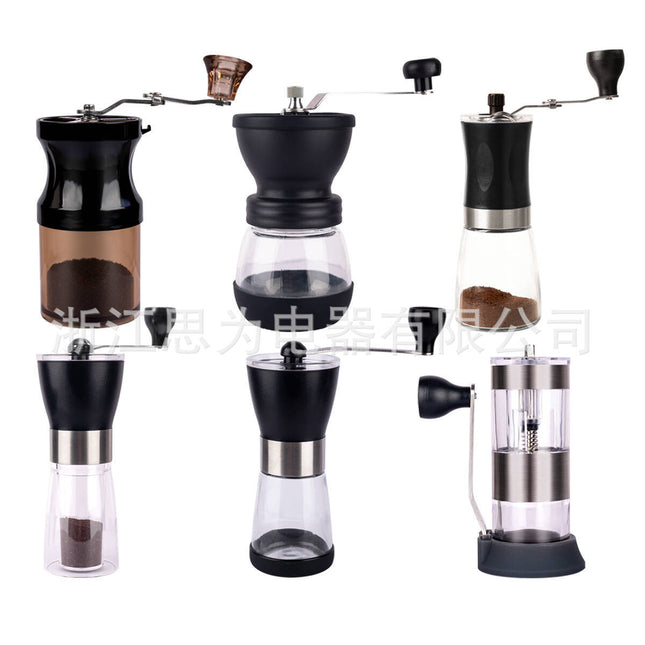 Amazon Portable Coffee Grinder Manual Coffee Grinder Stainless Steel Coffee Grinder Hand-Cranked Coffee Grinder