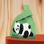 Letters panda green
