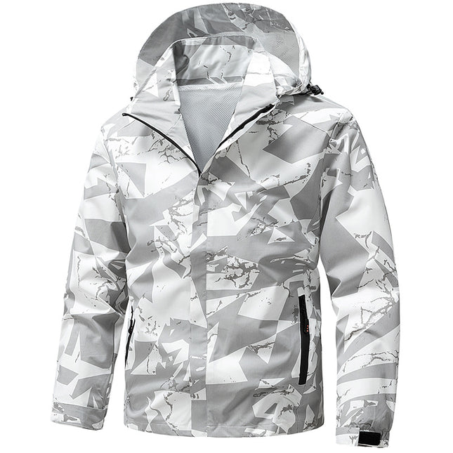 Eldoria 2025 Men's Camouflage Jacket Spring and Autumn Outdoor Windproof Sports Casual Sports Jacket