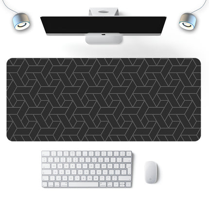Simple Japanese mouse pad oversized electronic keyboard pad thermal transfer thick rubber wrist mouse pad wholesale
