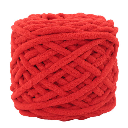 Ice thread soft coarse wool handmade diy knitted scarf wool ball crochet hook slippers men's and women's self-woven material