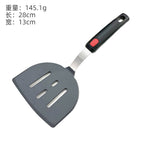 Spring steel semicircular spatula