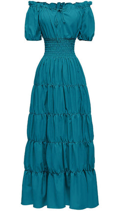 Spring 2025 Medieval Literary Retro dress Stage Dress Cocktail Party Evening Dress