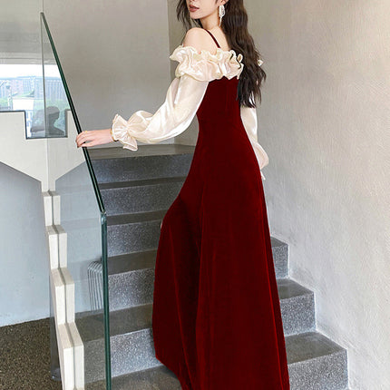 Toast Wear Bride 2025 New Wedding Banquet Temperament Red Evening Dress High-End Light Luxury High-End Engagement