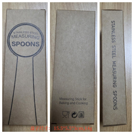 In-Stock Stainless Steel Measuring Spoons and Cups Set Baking Measuring Spoons Measuring Cups with Scale Multi-Purpose Spoons