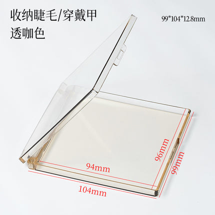 New Eyelash Packaging Box, False Eyelash Storage Box, Transparent Packaging Box/Wearing Nail Box, Size 10*10