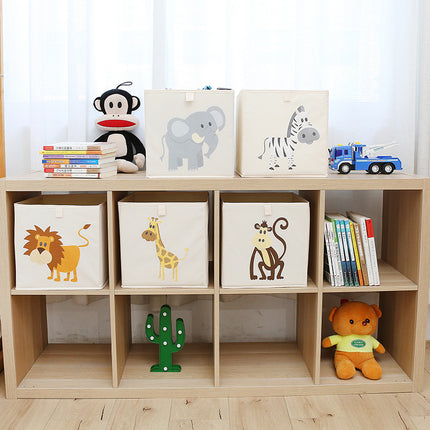 Oxford Cloth Folding Storage Basket Children's Toy Storage Box Home Clothes Sundries Finishing 1493