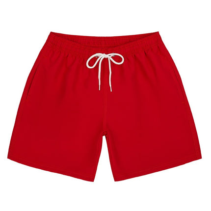 Men's Quarter Beach Pants Casual Seaside Three-Quarter Pants Swimming Shorts Loose Boxer Briefs