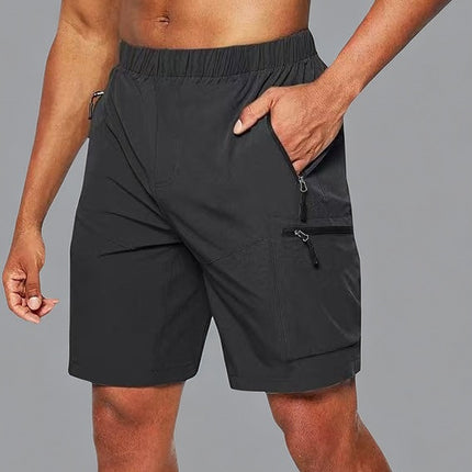 Amazon 2022 Men's Tooling Shorts Amazon Large Size New Zipper Shorts Multi-Pocket Mobile Phone Men's Shorts