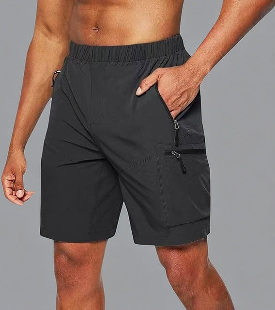 Amazon 2022 Men's Tooling Shorts Amazon Large Size New Zipper Shorts Multi-Pocket Mobile Phone Men's Shorts