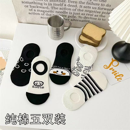 One-Piece Drop-Shipping Men's and Women's Four-Season Anti-Odor and Sweat-Absorbent Short Socks Disposable Socks Men's Welfare Cotton Socks