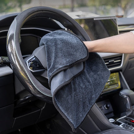 Cross-Border Small Braided Water-Absorbing Towel for Car Washing, Strong Water Absorption, Thickened Car Cleaning Water-Absorbing Cloth, Super Absorbent