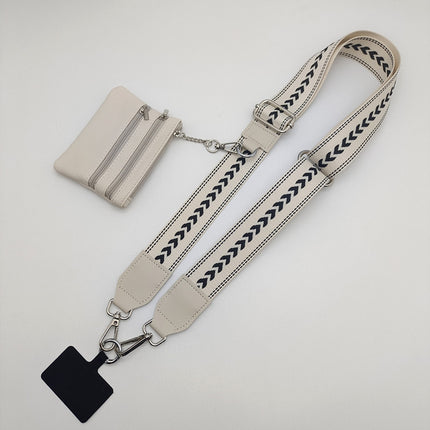 Hot-selling mobile phone strap replaceable detachable hand strap with coin purse mobile phone lanyard Amazon cross-border