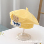 Lucky beret-yellow / 3-48 months