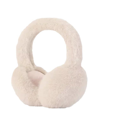 Winter Plush Warm Earmuffs for Women, Autumn and Winter Ear Warmers, Foldable Ear Covers for Cycling, Cold-Proof Ear Covers, Ear Protectors