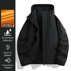 Same style for men and women - black [single flush/spring and autumn style] / 3XL