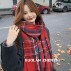 Fresh style little red riding hood red grid