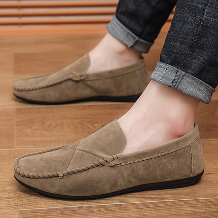 Summer Men's Shoes Casual Single-layer Shoes All-match Sports Slip-on Legs Low-top Driving Shoes Trendy Shoes Cross-border Men's Shoes