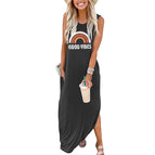 Dark gray dress (color picture white characters) / S