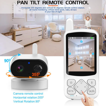 ABM800 2.8 inch Wireless Baby Monitor Real Time Video Baby Monitor Lullaby Baby Watcher