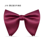 J518 burgundy retro horn knot