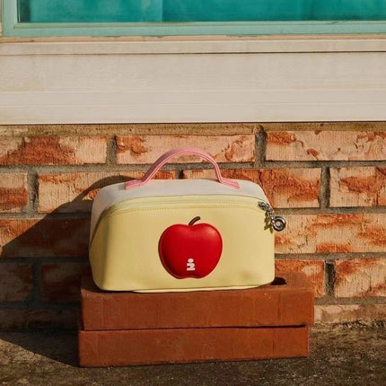 Tagi New Product "I" Imagine Apple Drum Cute Waterproof Portable Storage Bag Denim Travel Cosmetic Bag