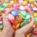 4.8cm large luminous turtle (random color) [high quality resin model]