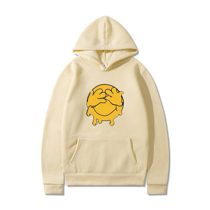 Amazon 2022 New Winter Men's and Women's Sweatshirts Hip-Hop Cartoon Printed Long-Sleeved Casual Hoodies