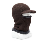 Hat brim brown