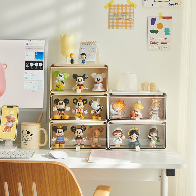 Desktop Organization Storage Box Bubble Mart Dustproof Transparent Figurine Box Cosmetics Jewelry Storage Cross-Border Hot Sale