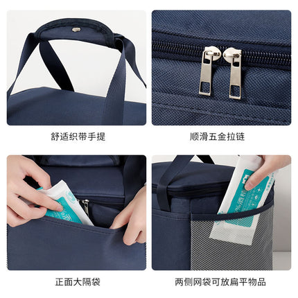 Portable Lunch Box Lunch Bag for Office Workers and Students to Bring Meals, Portable Large-Capacity Thermal Bag, Thickeneded Waterproof Aluminum Foil to Lock the Temperature