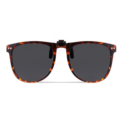 Foldable Polarized Sunglasses Clip UV-proof Fashionable Lightweight Folding Sunglasses Clip Slimming Folding Clip