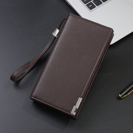 New Men's Wallet Casual Zipper Mobile Phone Bag Multifunctional Clutch Bag Long Men's Wallet Wholesale Wallet