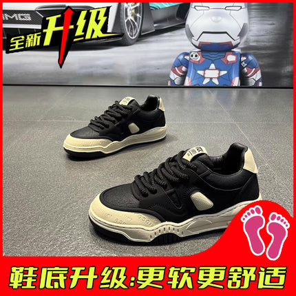 European Men's Shoes Summer Breathable 2025 New Casual Sneakers Niche Original Youth Height-Increasing Sports Trendy Shoes
