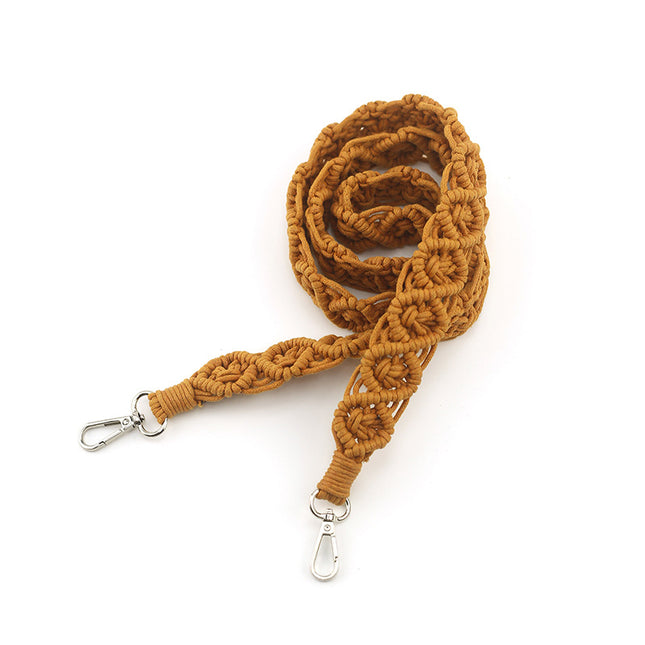 Hand-woven bag strap hand-woven bag with mobile phone case rope strap guitar strap camera strap DIY accessories decoration