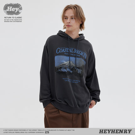 HeyHenry 2022 Autumn New hooded sweater couple wear trendy loose casual hoodie top coat
