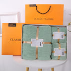 【70*140】single selection bath towel / Green*