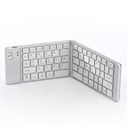 66 key silver single keyboard -2.4G dual bluetooth-charging version