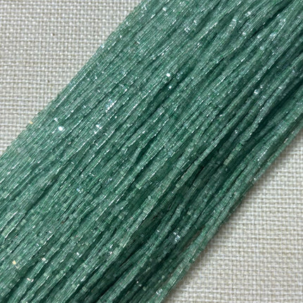 Natural Turquoise Broken Silver Square Spacer Crystal Beaded DIY Bracelet Clavicle Chain Jewelry Accessories Scattered Beads